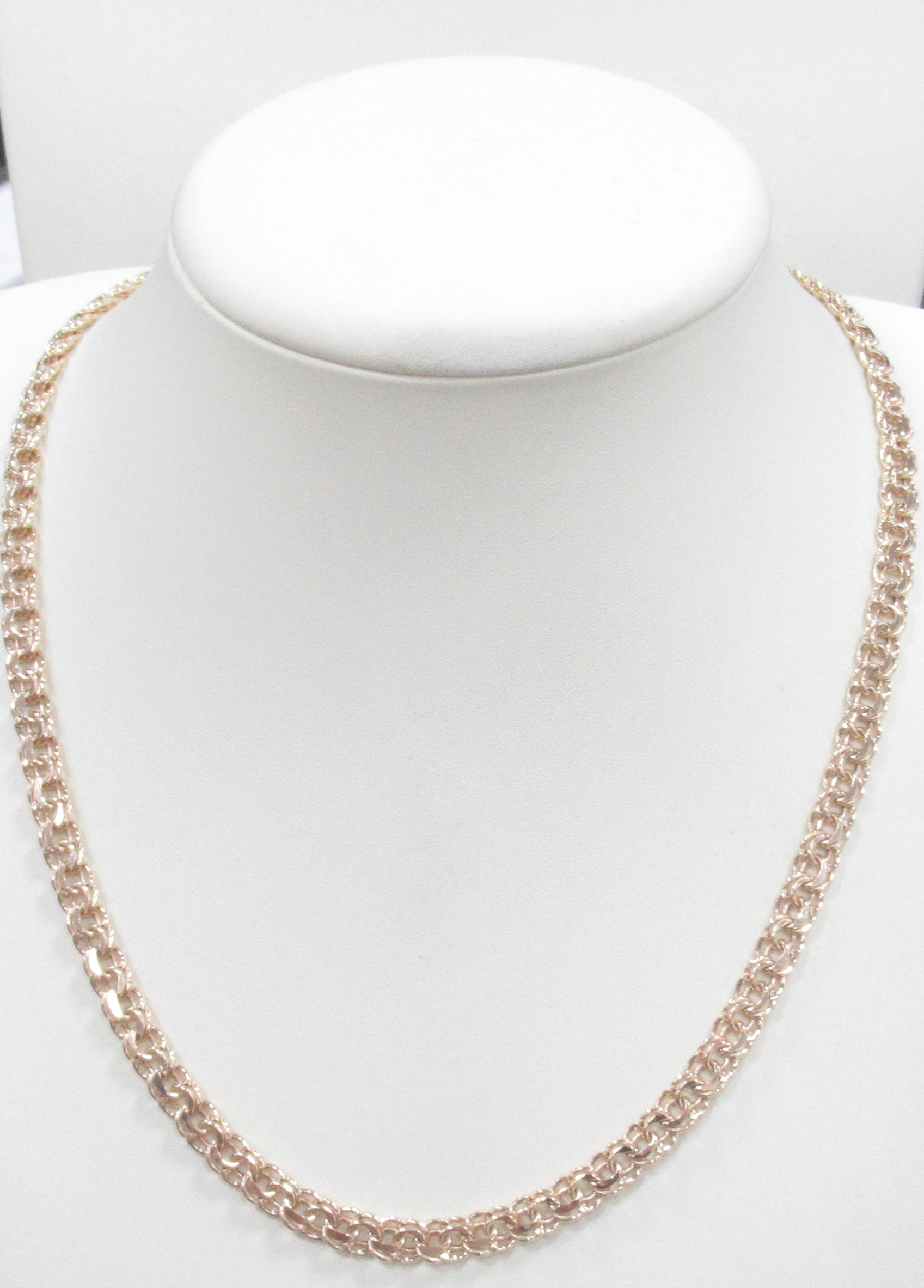 Цепь из золота плетение "Гарибальди"